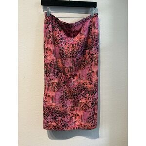 Joan Leslie Art To Wear Wrap Skirt Ankle Length, Zipper Closure Size‎ 16 Pencil